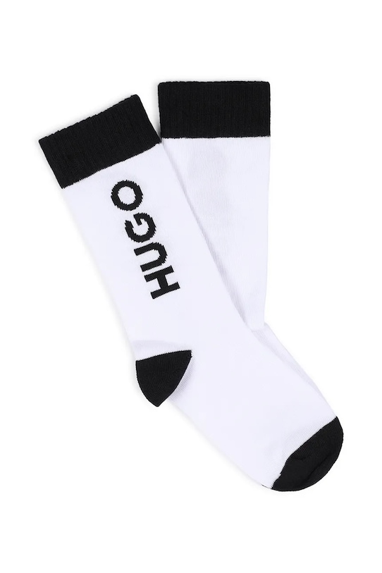 CHLAPEC Dětské ponožky HUGO 2-pack G01169 bílá
