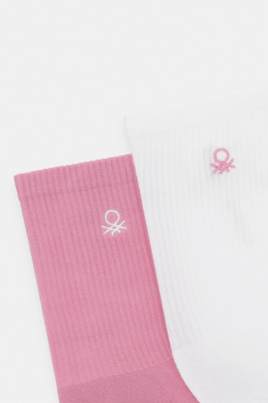 United Colors of Benetton Čarape za djecu 2-pack 6AO5R7005.G.Stagionale roza SS26