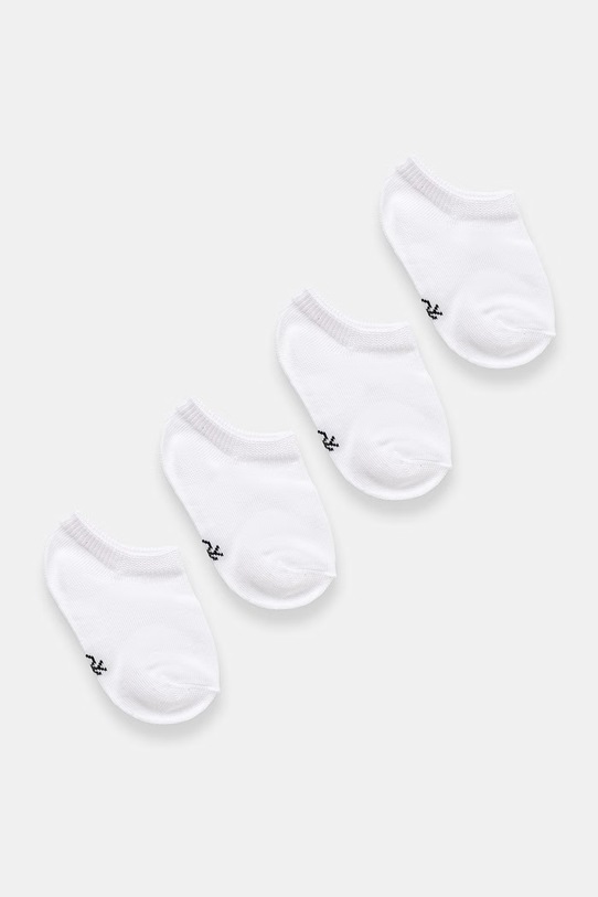 United Colors of Benetton čarape za djecu 4-pack bijela 6GRDR7002.G.Stagionale