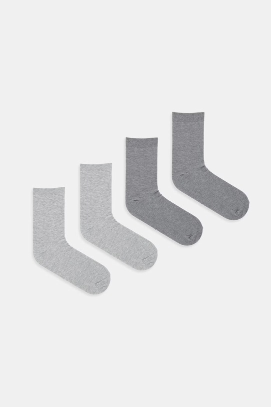 United Colors of Benetton čarape za djecu 4-pack siva 6GRDR7003.G.Stagionale
