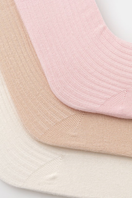 United Colors of Benetton skarpety dziecięce 3-pack 6ORAR700H.W.Stagionale różowy SS26