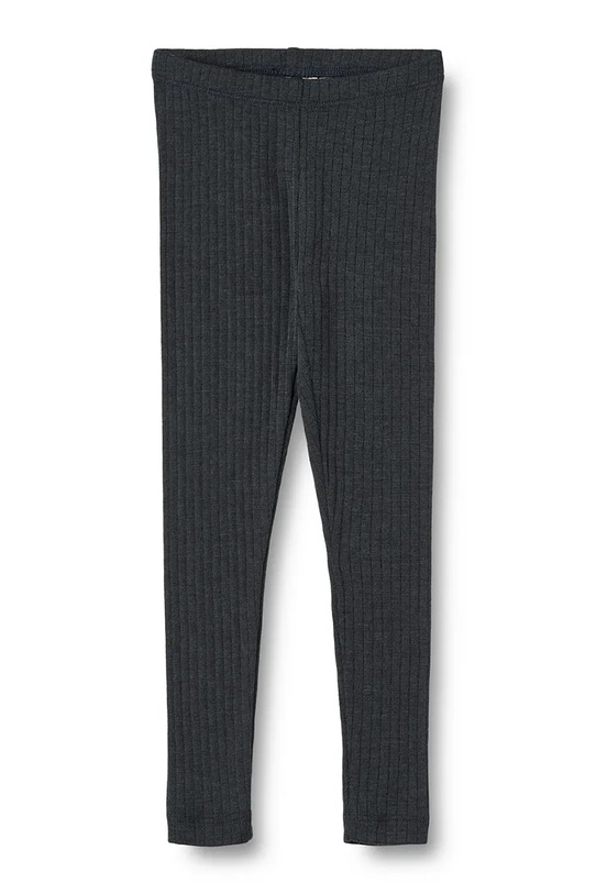 Wheat legginsy dziecięce z dodatkiem wełny dzianina granatowy 0855k.781