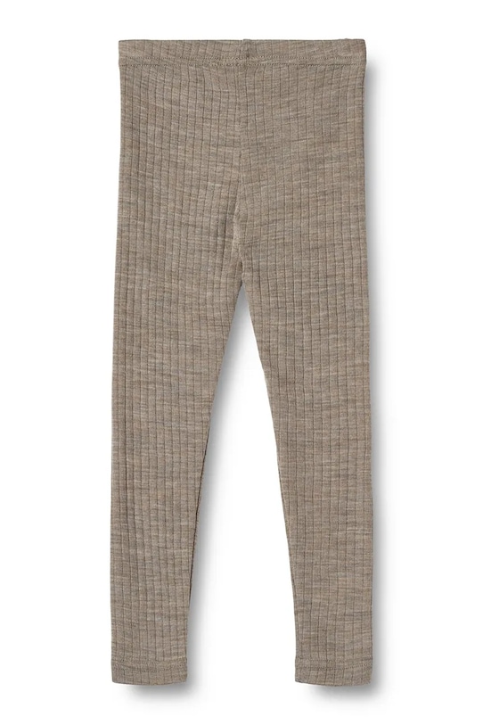 Wheat legginsy dziecięce z dodatkiem wełny 0855k.781 beżowy SS26