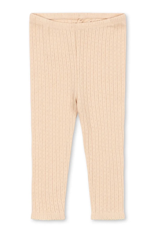Konges Sløjd legíny dětské bavlněné MINNIE PANTS GOTS béžová KS105480.PPY2
