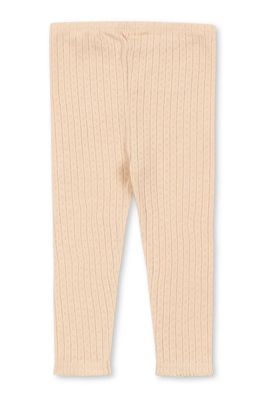 Konges Sløjd legíny dětské bavlněné MINNIE PANTS GOTS KS105480.PPY2 béžová SS26