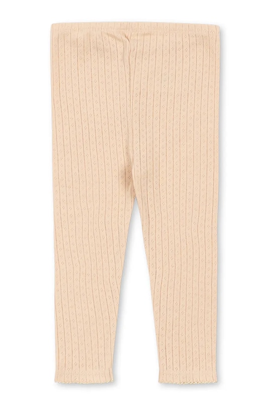 Konges Sløjd legíny dětské bavlněné MINNIE PANTS GOTS KS105480.PPY2 béžová SS26