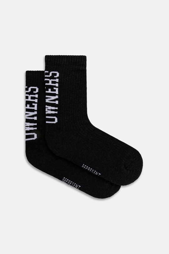 Шкарпетки Represent Owners дрібний узор чорний OCM100055.02