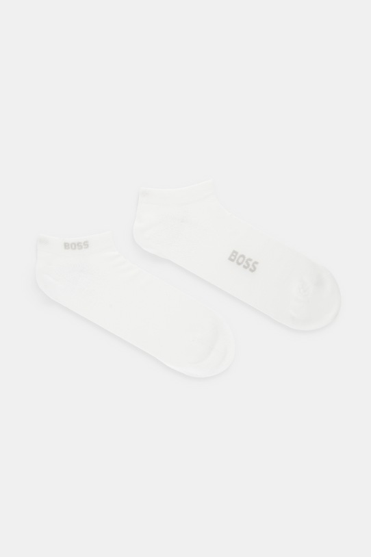 BOSS skarpetki 2P AS Logo Bamboo 2-pack nadruk beżowy 50538188