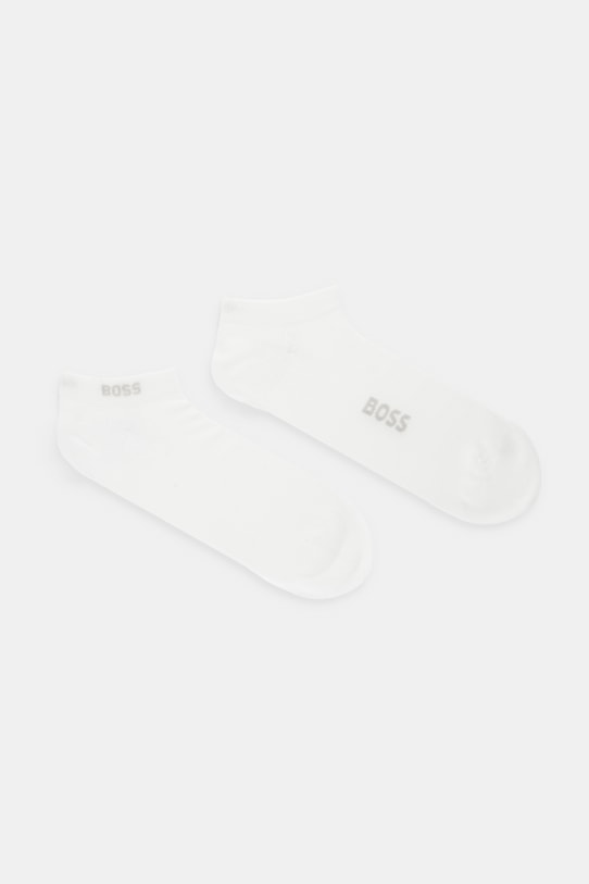 BOSS skarpetki 2P AS Logo Bamboo 2-pack nadruk beżowy 50538188