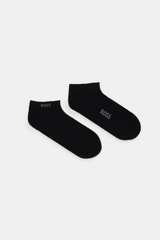 Κάλτσες BOSS 2P AS Logo Bamboo 2-pack στάμπα μαύρο 50538188