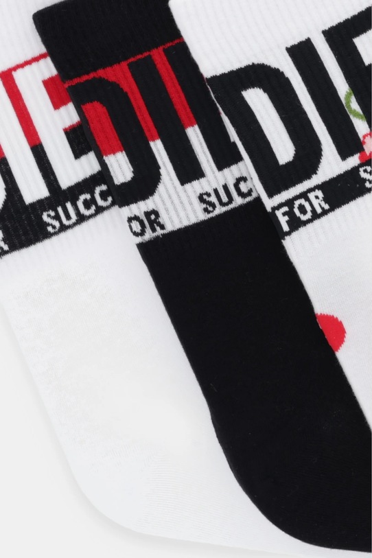 Diesel skarpetki SKM-RAY 3-pack 00SAYJ.0LKDV biały SS26