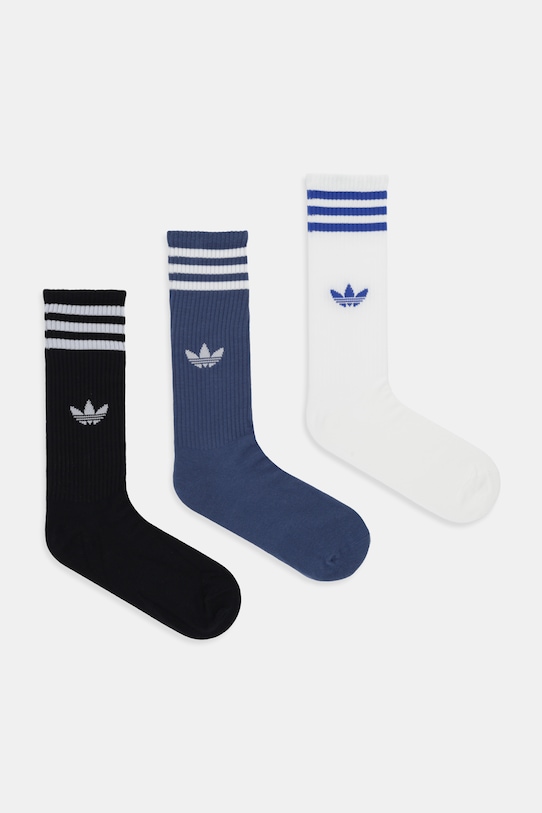 adidas Originals skarpetki 3-pack drobny wzór niebieski KD8240