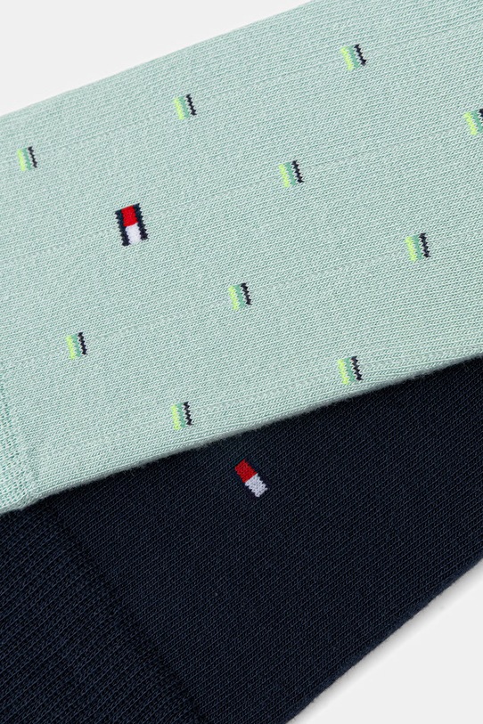 Tommy Hilfiger skarpety męskie 2-pack 701238494 zielony SS26