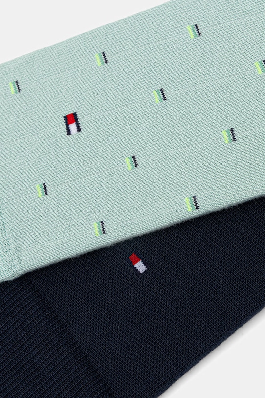 Tommy Hilfiger skarpety męskie 2-pack 701238494 zielony SS26