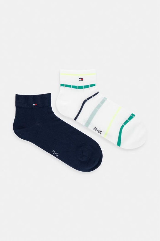 Tommy Hilfiger skarpetki 2-pack drobny wzór biały 701238501
