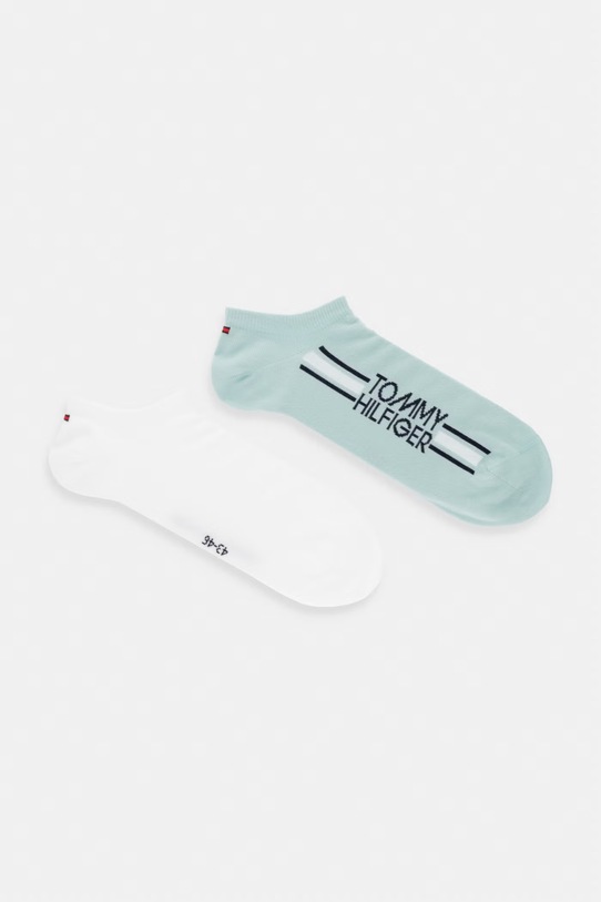 Tommy Hilfiger skarpetki 2-pack wzorzyste zielony 701238498