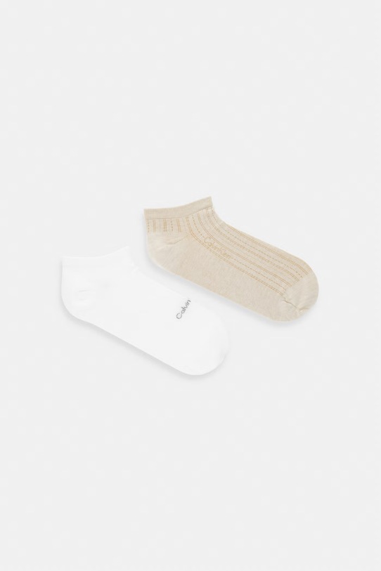 Calvin Klein skarpety męskie 2-pack beżowy 701237871