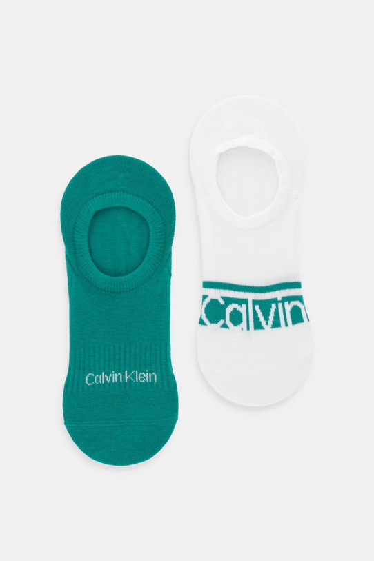 Calvin Klein skarpety stopki męskie zielony 701237876