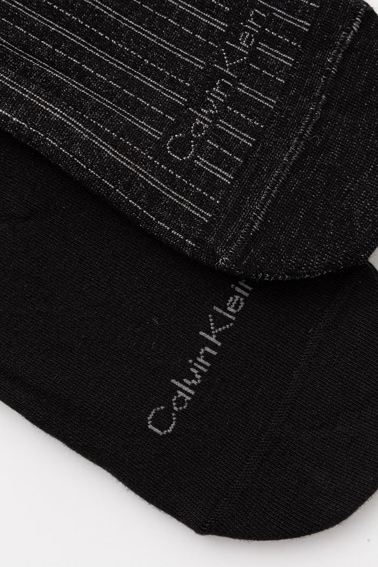 Calvin Klein Skarpety stopki męskie 2-pack 701237872 czarny SS26