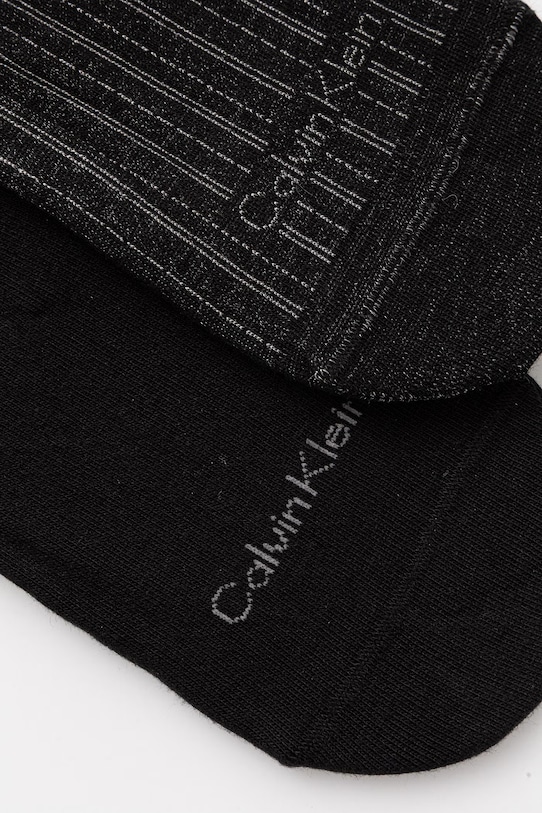 Calvin Klein Skarpety stopki męskie 2-pack 701237872 czarny SS26