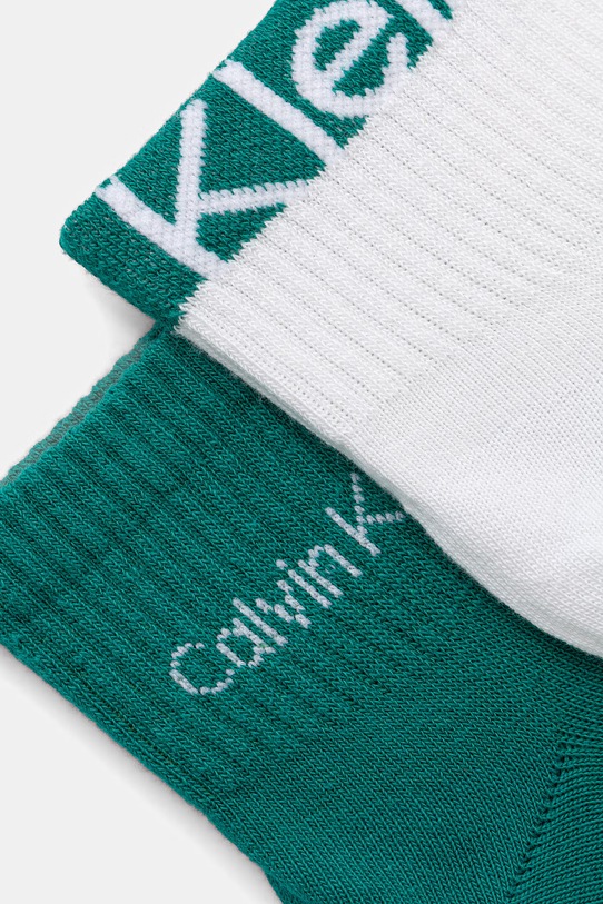 Calvin Klein skarpety męskie 2-pack 701237874 zielony SS26