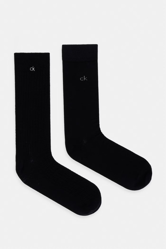 Calvin Klein skarpety męskie 2-pack czarny 701239283