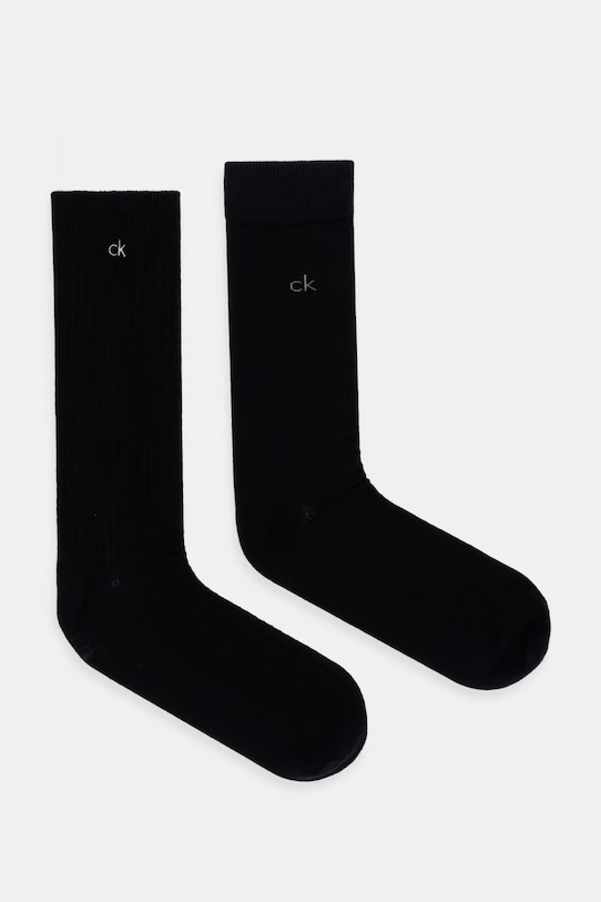 Calvin Klein skarpety męskie 2-pack czarny 701239283