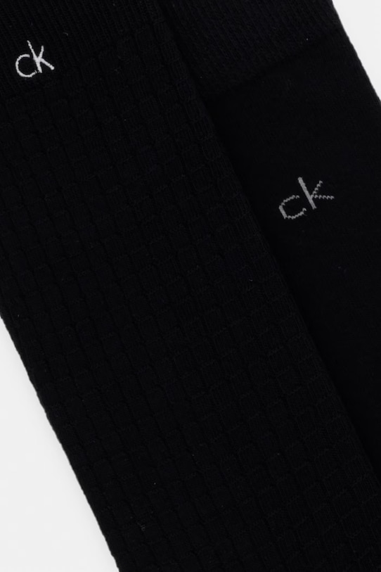 Calvin Klein skarpety męskie 2-pack 701239283 czarny SS26