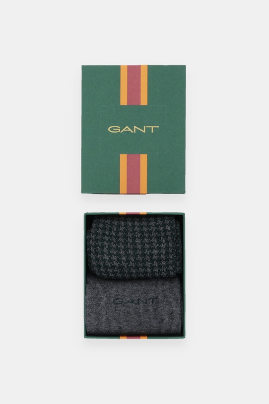 Odzież Gant skarpetki 2-pack 9960357 szary