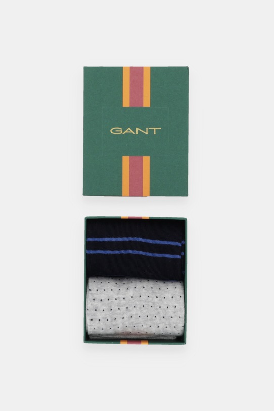 Odzież Gant skarpetki 2-pack 9960358 granatowy