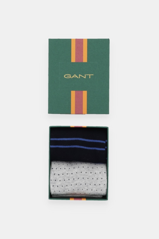 Odzież Gant skarpetki 2-pack 9960358 granatowy