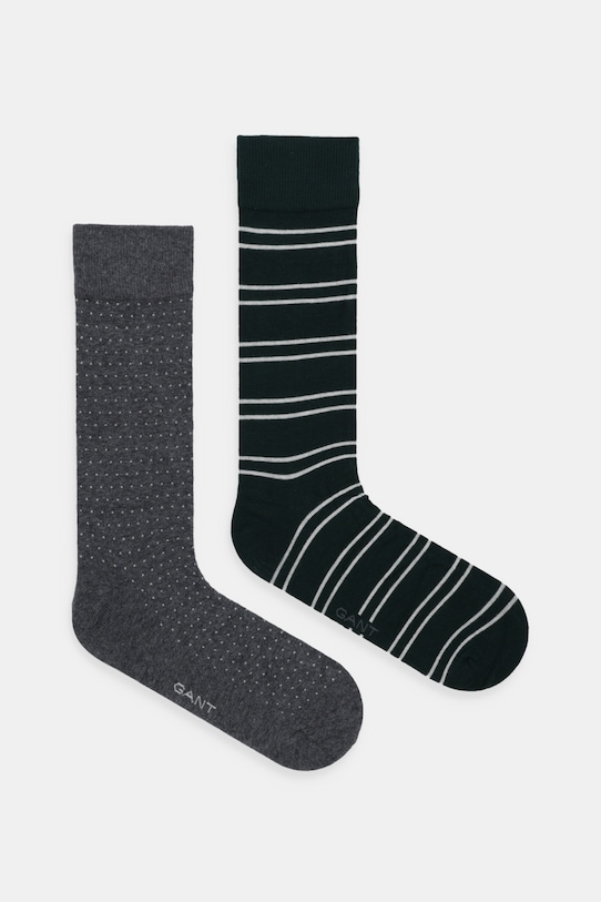 Gant skarpetki 2-pack skarpetki długie zielony 9960358