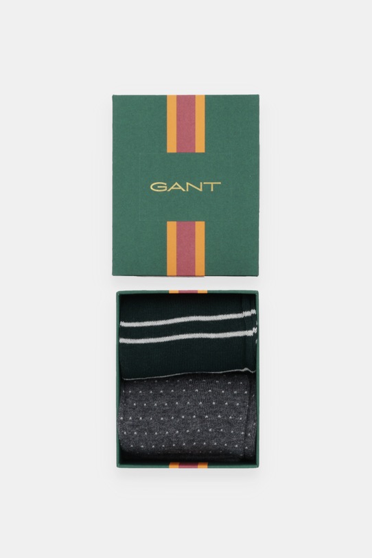 Odzież Gant skarpetki 2-pack 9960358 zielony