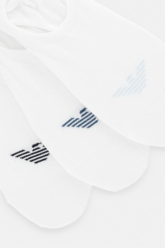 Ponožky Emporio Armani Underwear 3-pack EM000548.AF23600 bílá SS26