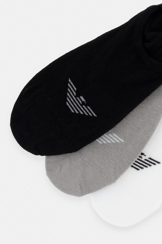 Ponožky Emporio Armani Underwear 3-pack EM000548.AF23600 černá SS26