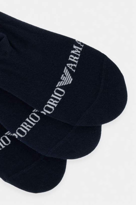 Ponožky Emporio Armani Underwear 3-pack EM000548.AF20083 námořnická modř SS26