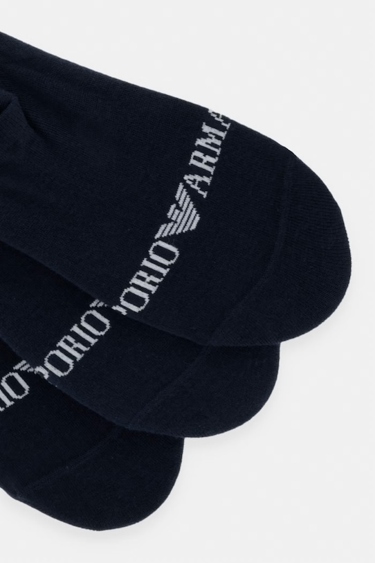 Ponožky Emporio Armani Underwear 3-pack EM000548.AF20083 námořnická modř SS26