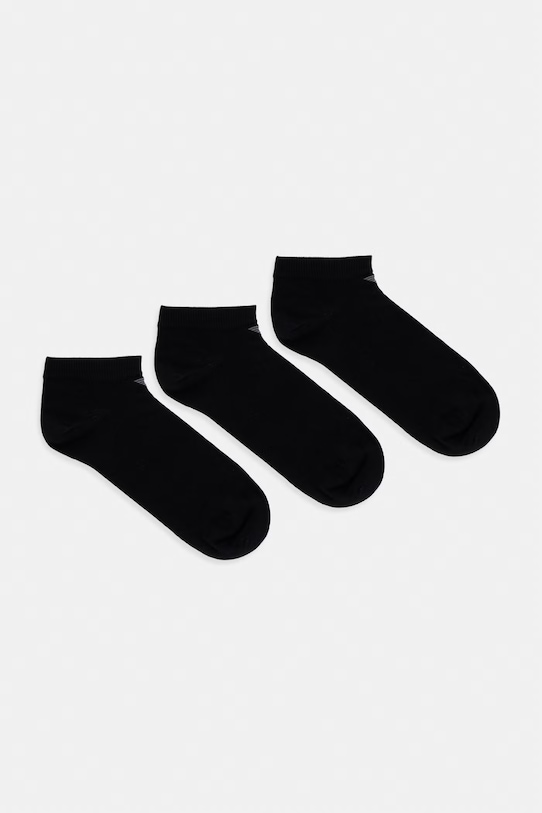 Emporio Armani Underwear șosete 3-pack sosete lungi negru EM000550.AF14446