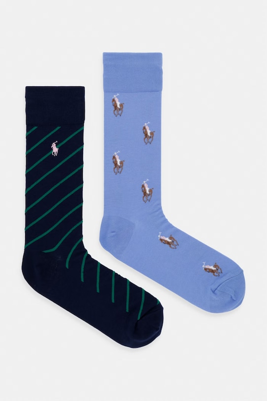 Polo Ralph Lauren skarpetki 2-pack skarpetki długie niebieski 449P11942