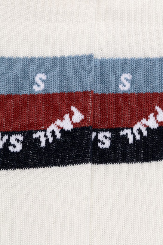 Paul Smith MILO HAPPY skarpety z bawełną męskie M1A.380CI.U887 biały SS26