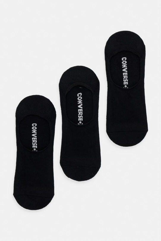 Converse skarpetki 3-pack nadruk czarny MC0518