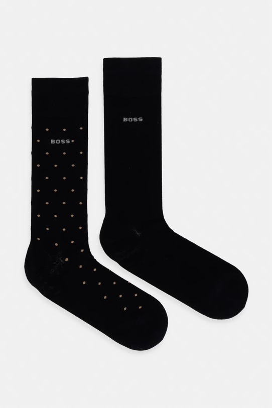 BOSS skarpety męskie 2-pack czarny 50547831