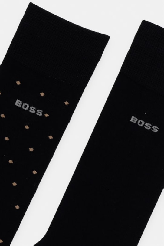 BOSS skarpety męskie 2-pack 50547831 czarny SS26