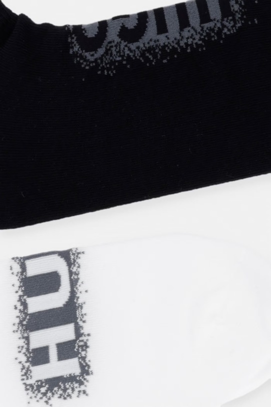 HUGO skarpety stopki męskie 2P AS SPRAY LOGO CC 2-pack 50557147 czarny SS26