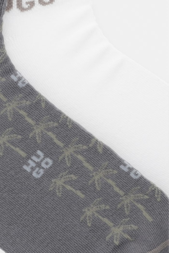 HUGO calzini da uomo 2P AS PALMS CC 50557149 grigio SS26