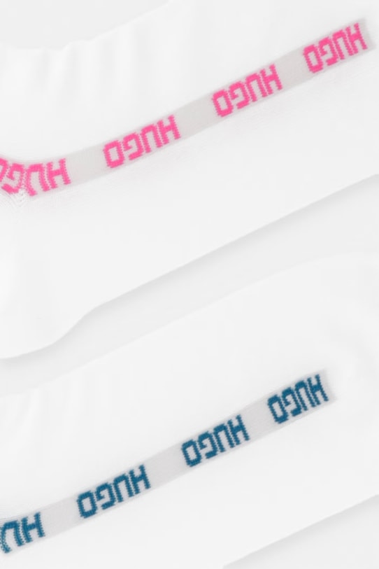 HUGO Calzini da uomo 3P AS SIDE TAPE CC pacco da 3 50557155 bianco SS26