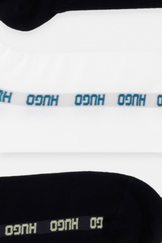 HUGO skarpety męskie 3P AS SIDE TAPE CC 3-pack 50557155 czarny SS26