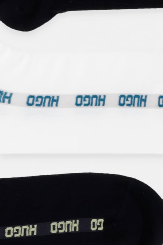 HUGO skarpety męskie 3P AS SIDE TAPE CC 3-pack 50557155 czarny SS26