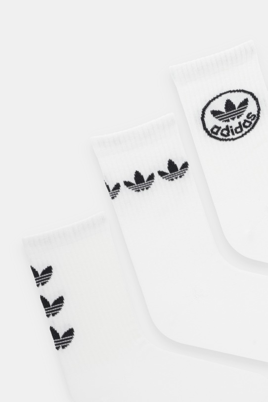 adidas Originals skarpetki Trefoil 3-pack JW4043 biały SS26
