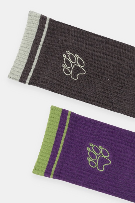 Jack Wolfskin skarpety Paw A65774 fioletowy SS26